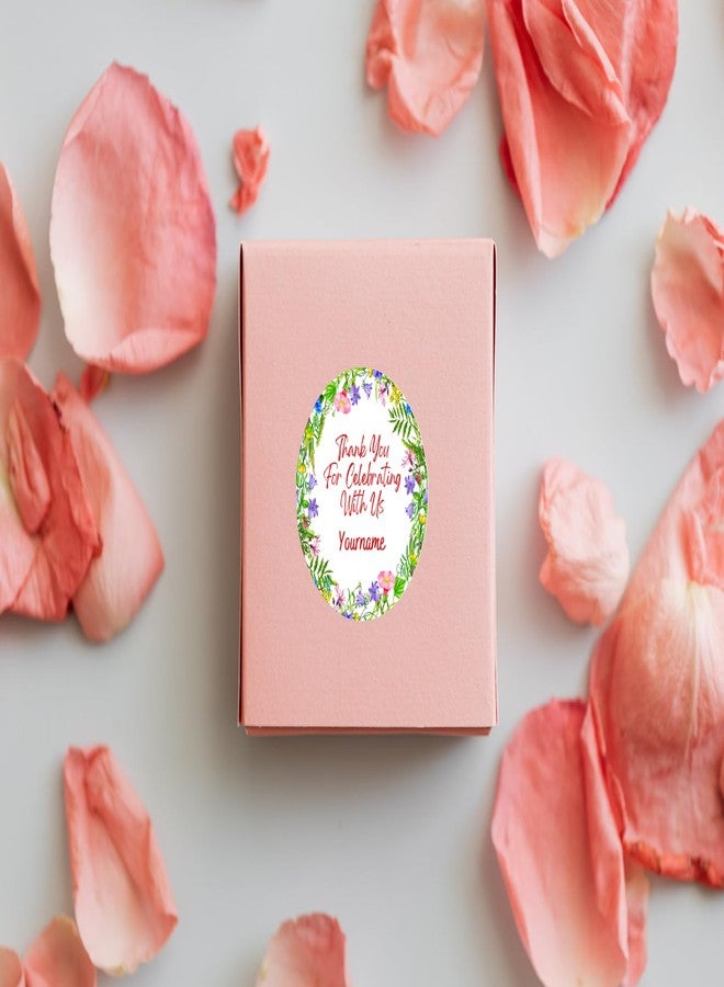 Yellow Nuts Personalized Thank You Round Stickers Return Birthday Gift Wedding Anniversary Baby Shower Function Gifts 40 Pcs (Design 1) - Image 4